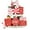 Multicolor, variant on 14pcs Christmas American Minimalist Tiered Tray Decor Set - Perfect for Holiday Home Decor, Ideal for Festive Gatherings Serving Guest and Gift Giving