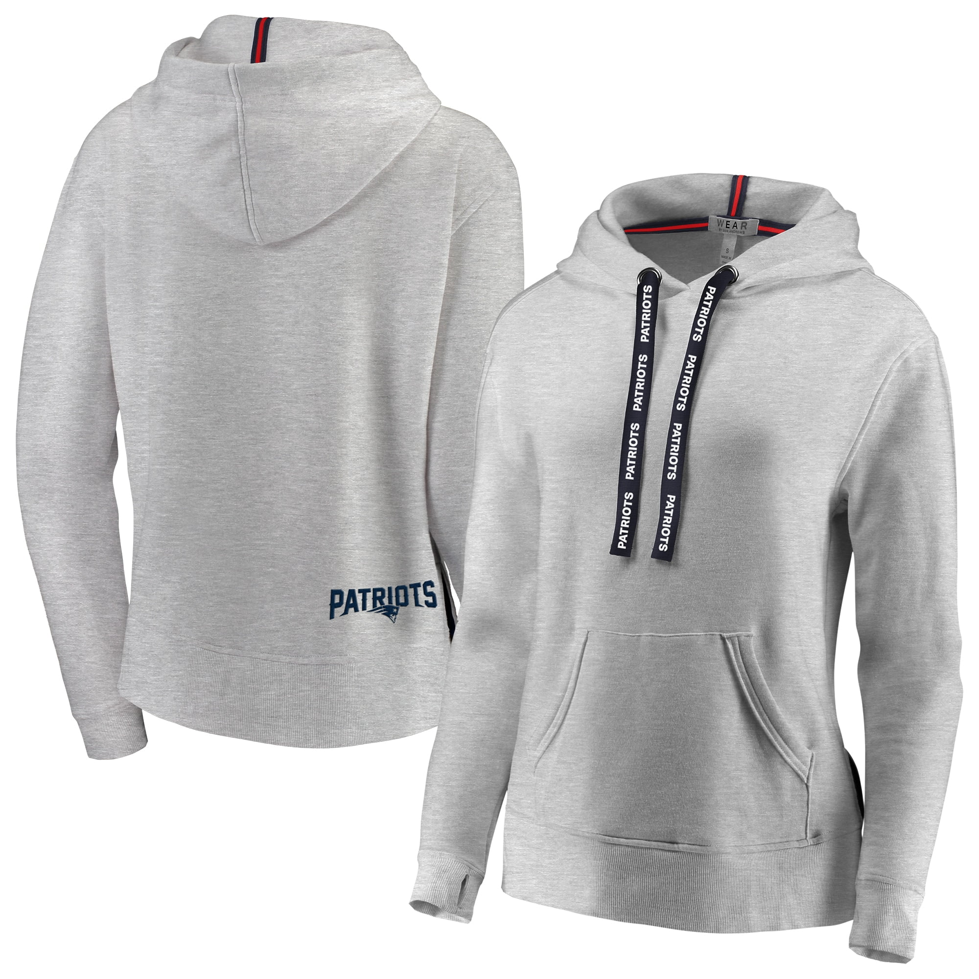 gray patriots hoodie