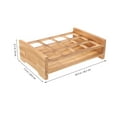 thumbnail image 5 of OUNONA Bar Wine Cup Serving Tray Wood Cup Holder Wood Tray Shot Glasses Storage Tray, 5 of 8