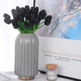 thumbnail image 3 of 10 flores artificiales de tulipán de tacto real (negro) TUNC Sencillez, 3 of 5