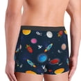 thumbnail image 6 of Salouo Space Cartoon Print Men's Boxer Briefs,Breathable Underwear Elastic Waistband Briefs for Men -X-Large, 6 of 8