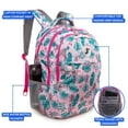 thumbnail image 2 of J World Girls Cornelia 18" Multi Compartment Laptop Backpack for School and Travel, Palm Leaves, 2 of 6