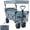 Gray, variant on 140L Collapsible Wagon, Foldable Wagon Cart with Removable Canopy, All-Terrain Wheels with Brake, Cooler Bag, for Camping Beach Shopping