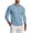 Light Blue, variant on ZCFZJW Mens Shirt Striped Black White Cotton Spandex Crewneck Long Sleeve Basic Pullover Stripe Casual Athletic Workout Tee Shirt Tops Black XXXL