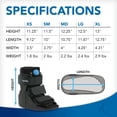 thumbnail image 5 of Cámara de aire corta Fracture Boot United Ortho USA14111 Walker XS, 5 of 5