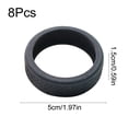 thumbnail image 3 of 8Pcs Luggage Wheel Covers for 2-2.4in Wheels, Suitcase Wheel Protectors Noise Reducing Anti-Scratch Travel Accessories, 3 of 6