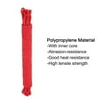 thumbnail image 3 of Uxcell Polypropylene Rope Braid Cord 15M/49.2ft 8mm Dia Red, 3 of 6