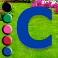 thumbnail image 1 of Advanced Graphics 3397 20 x 15 in. Letter C Yard Sign, Black, 1 of 1