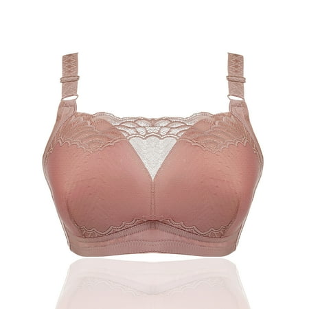 

Alueeu Back Underwear Breast-feeding Bra No Anti-burnout Rims Lace Beautiful Women Bra