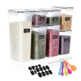 thumbnail image 1 of Storage tanks,With Lid Cereal 7pcs Containers Kitchen Containers Kitchen Container Kitchen Container Free Container Free Noodle Flour Rice Free With With Lid Cereal Noodle Flour Anrio, 1 of 6