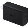 thumbnail image 2 of Samsung Cargador de pared de carga súper rápida de 3 puertos de 65 W, 1 USB-C de 65 W, 1 USB-C de 25 W, 1 USB-A de 25 W, capacidad máxima de 65 W (cable incluido), negro Samsung  EP-TA8OONB, 2 of 7