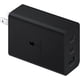 thumbnail image 2 of Samsung Cargador de pared de carga súper rápida de 3 puertos de 65 W, 1 USB-C de 65 W, 1 USB-C de 25 W, 1 USB-A de 25 W, capacidad máxima de 65 W (cable incluido), negro Samsung  EP-TA8OONB, 2 of 7