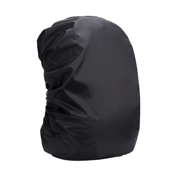 Inteprter Mochila cubierta impermeable seca de la mochila unisex para la cubierta impermeable del bolso de los materiales durables del viaje Paraguas de lluvia Negro