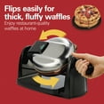thumbnail image 2 of Hamilton Beach Durathon Belgian Waffle Maker with Removable Non-Stick Grids, Roataing Waffle Iron, Stainless Steel, 2 of 8