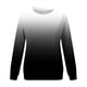 thumbnail image 5 of ICHUANYI Clearance Women's Fashion Printed T-shirt Long Sleeves Blouse Round Neck Casual Tops Sweatshirt Hoodies(Black, L) ICHUANYI WER2023081205099, 5 of 5