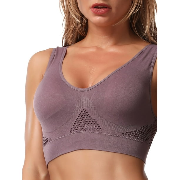 Breathable Cool Lift Up Air Bra - Seamless Wireless Cooling Comfort  Breathable Bra Removable Pads - Wireless Bra (3XL,A) : : Clothing,  Shoes & Accessories