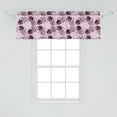 thumbnail image 2 of Ambesonne Japanese Window Valance, Sakura Blossom Pattern, 54" X 18", Pale Pink Plum, 2 of 3