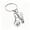 Silver, variant on Soccer Keychain 3D Gold Football Cleat Key Ring Metal Sports Keychain Gift for Fan Enthusiast Game Day Souvenir Accessory for Car Keys Backpack Purse
