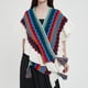 thumbnail image 4 of Poncho tipo capa de punto para mujer, cárdigan de punto tipo kimono con flecos para otoño e invierno, manta navideña, bufanda, regalos, 4 of 5