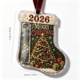 thumbnail image 4 of Clearance! Christmas Tree Cash Gift Holder Ornament, 2026 Acrylic Stocking Money Holder, Indoor Outdoor Home Decor, Christmas Decorations for Xmas Tree Holiday Gifting, 4 of 7