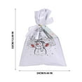 thumbnail image 3 of Christmas Candy Bags with Drawstring, Santa Elk Gift Bags for Candy, Cookies, Chocolates, Small Gifts, Holiday Party Favor Pouches, 3 of 5