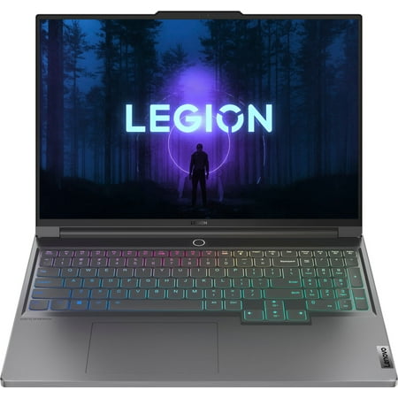 Lenovo - Legion Slim 7i 16" Gaming Laptop WQXGA- Intel Core i9-13900H with 16GB Memory - NVIDIA GeForce RTX 4070 - 1TB SSD - Storm Grey