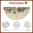 thumbnail image 5 of Kll Vineyard Landscape Christmas Tree Skirt 36",Party Decorations Farmhouse For Christmas Decorations Holiday Party, 5 of 8