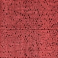 thumbnail image 1 of Ahgly Company Machine Washable Indoor Square Abstract Red Modern Area Rugs, 6' Square, 1 of 4