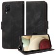 thumbnail image 3 of Funda GANGXUN para Samsung Galaxy A12 5G con diseño acolchado elegante, cuero PU, protección total y ajuste preciso, 3 of 5