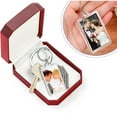 thumbnail image 5 of 10 llaveros de fotos, llaveros de marcos de fotos transparentes, llaveros acrílicos, llaveros rectangulares personalizados DIY con anillo dividido JM, 5 of 5