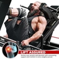thumbnail image 3 of Knee Wraps RDX, soporte de compresión para levantamiento de pesas, 2 m, 3 of 9