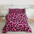 thumbnail image 2 of Homewish Animal Leopard Print 2pcs Bedding Comforter Set for Teens Boys Girls,Geometric Stripes Twin Comforter Sets,Jungle Wildlife Print Breathable Bedding Set,Lightweight Room Decor,Reversible, 2 of 8
