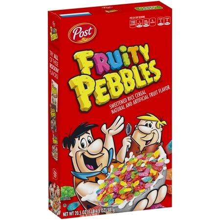 Post Fruity Pebbles Cereal 20.5 oz. Box
