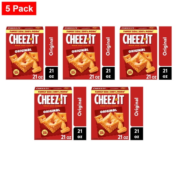 Cheez-It Original Cheese Crackers 21 oz - 5 Pack