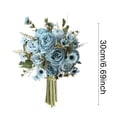 thumbnail image 2 of 1Pcs Light Blue Realistic Peonies Artificial Flowers Silky Peony Arrangements Vase Bouquet for Wedding Table Centerpiece Indoor Home Decor, 2 of 4