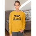 thumbnail image 2 of 1998 Los Angeles Usa Sweatshirt Women -Image by Shutterstock, Female Large, 2 of 4
