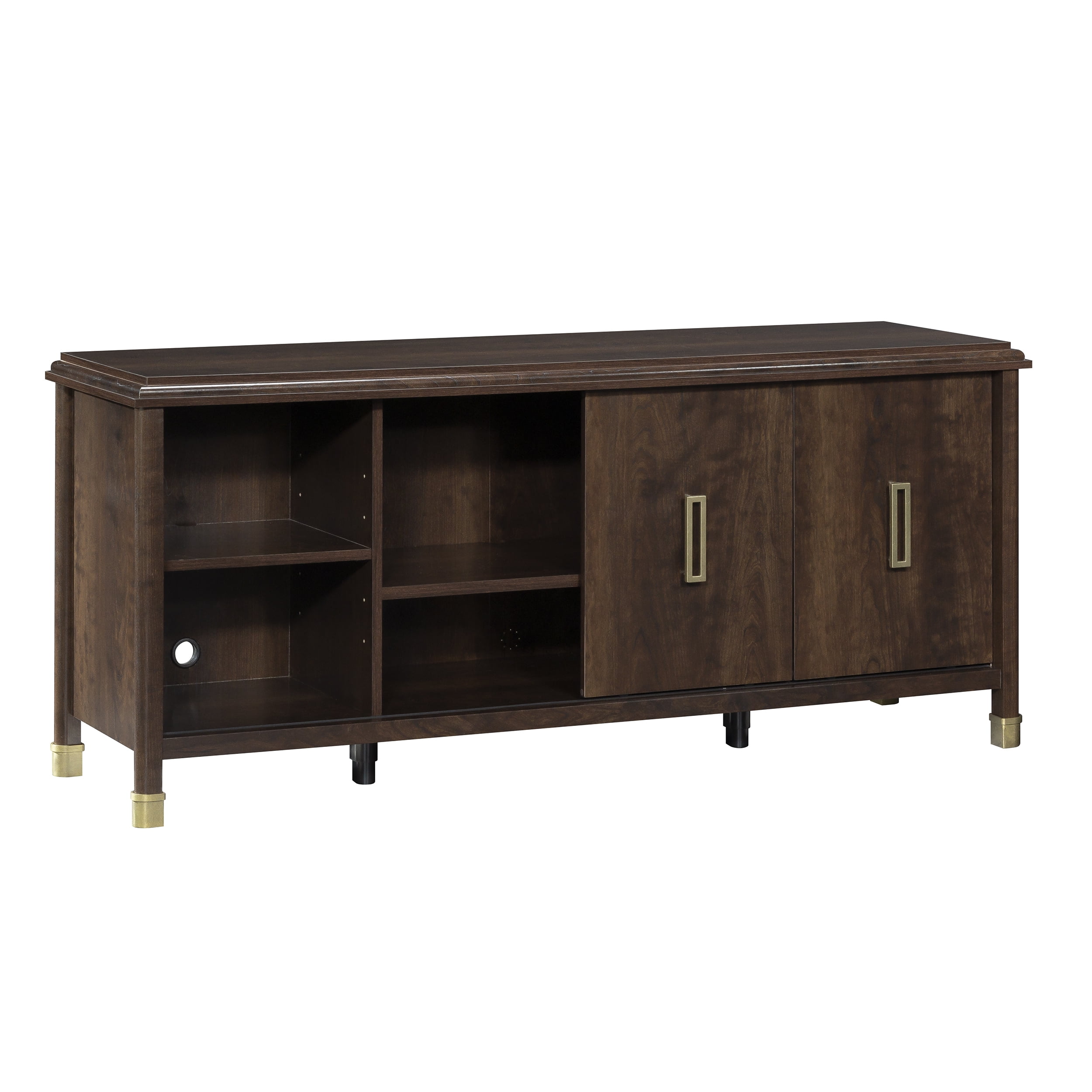1934 Collection, by Sauder TV Stand for TV's up to 65", Deco Cherry Finish
