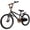 Black, variant on Hykolity 20 Inch Kids Bike For Boys Girls Ages 7-13 Height 48-56 In, Bicycle Dual Brakes Adjustable Seat Handlebar, Kickstand Carbon Steel Frame, Vivid Blue