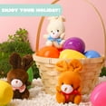 thumbnail image 6 of Joyfy 24 Pack Prefilled Easter Eggs with Toys,Easter Eggs with Mini Stuffed Animals Plush Bunnies Toys for Kids Toddler,Easter Basket Filler Egg Hunt Filler Stuffer, 6 of 7