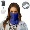 thumbnail image 3 of Visland Women/Men Neck Gaiter Mask Soft Breathable Cotton UV Dust proof Bandana Face Cover Face Neck Scarf for Cycling Fishing Skiing, 3 of 8