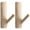 As Shown, variant on Wooden Wall Hooks Vintage Natural Branch Hangers (2pcs)
