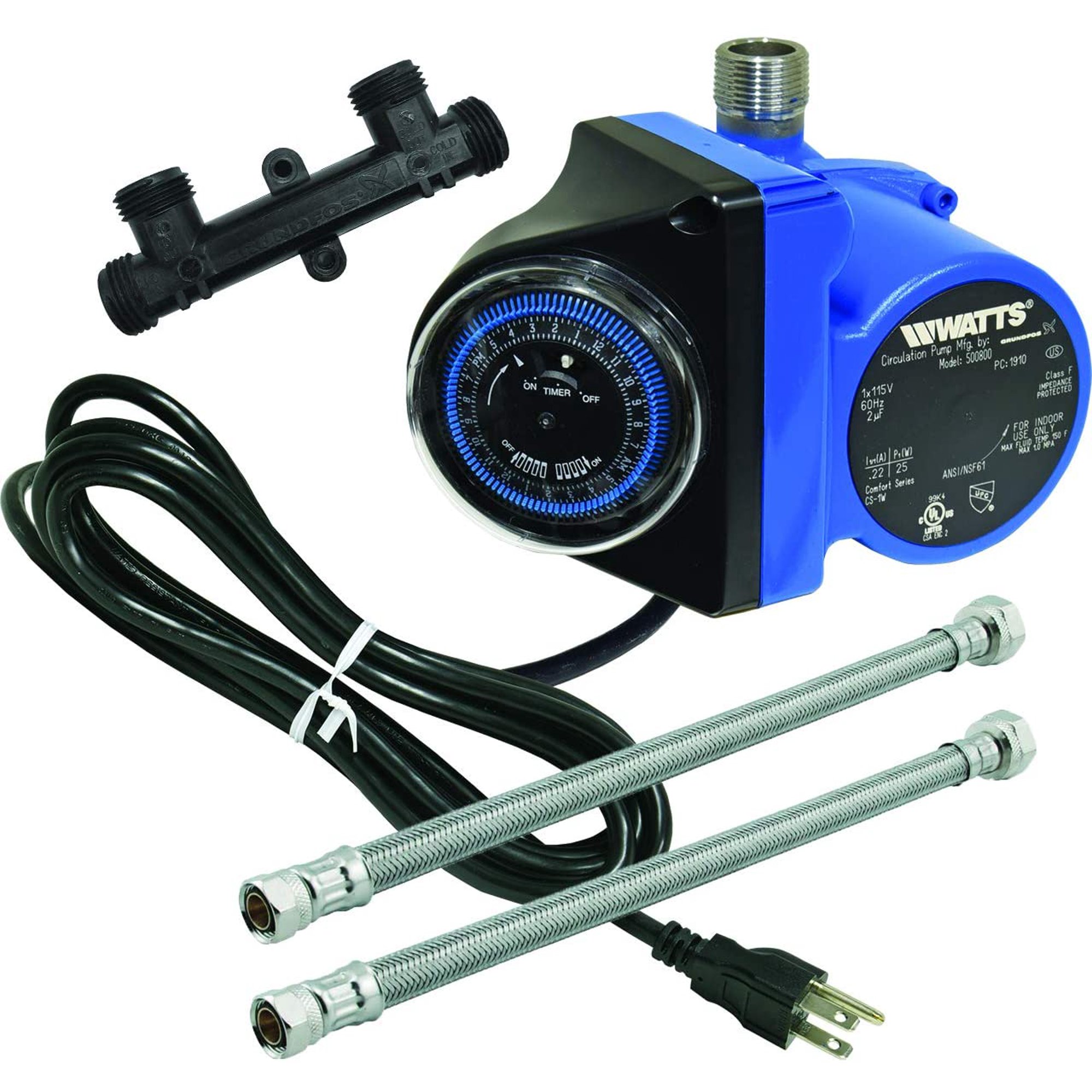 Watts Premier Instant Hot Water Recirculating Pump System with Built-In  Timer - Walmart.com