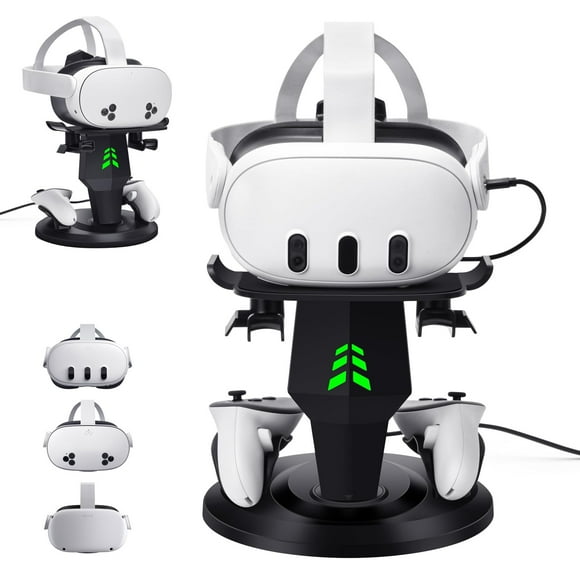 Soporte de carga VR Lampelc para Quest 3, Quest 3S, Quest 2