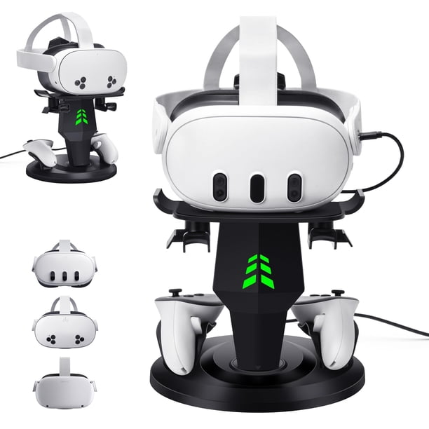Soporte de carga VR Lampelc para Quest 3, Quest 3S, Quest 2