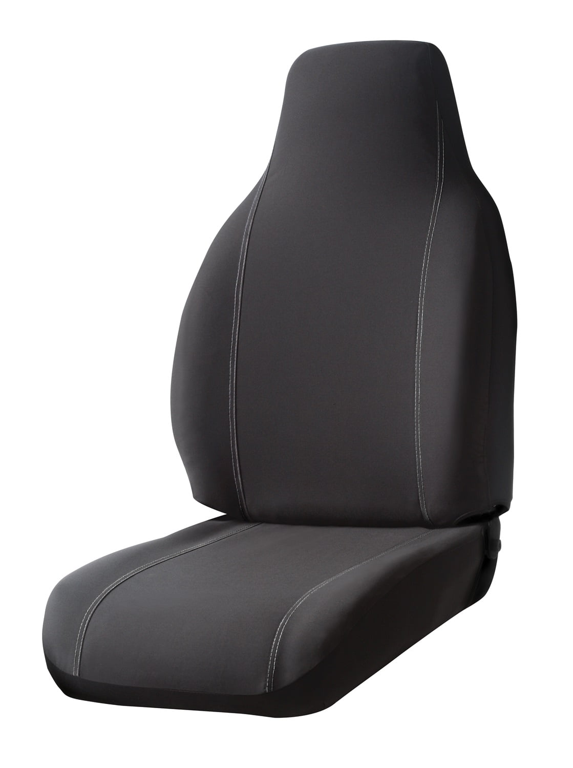 Solid Black Leatherette Fia SL69-74 BLK/BLK Custom Fit Front Seat Cover Bucket Seats 
