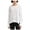 white, variant on DKNY Womens White Long Sleeve Crew Neck Sweater Size XL