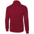 thumbnail image 3 of oqasdz Mens Sweatshirt Warm Loose Fit Solid Color Hoodless Top for Autumn Winter Casual Outdoor Leisure Wear Pullover,Size 2X, 3 of 3