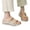 Yellow, variant on Women's Backless Platform Sandals Comfortable Orthopedic Walking Shoes Adjustable Strap Summer Slide Beach Sandal Blue Size 6