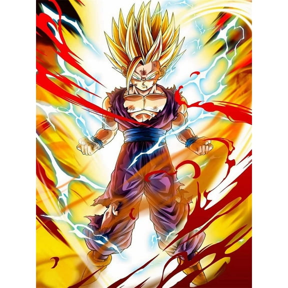 DLDZSW Japanese Anime Dragon Ball Diamond Painting Art Kit