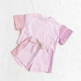 thumbnail image 2 of Baby Clothes Girl 2t Girl Outfits Toddler Baby Girls Summer Clothes Short Sleeve T-Shirt Tops Short Sets Cute Outfits Pink 18-24 Months, 2 of 4